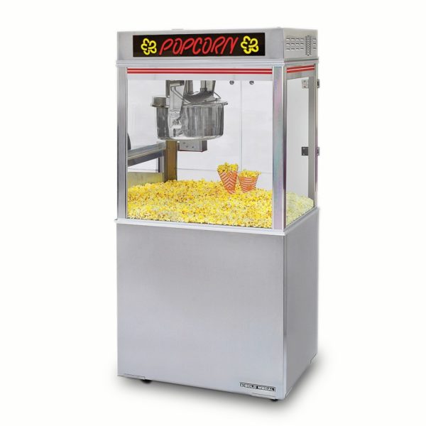 2011EBRCH popcorn machine with chute
